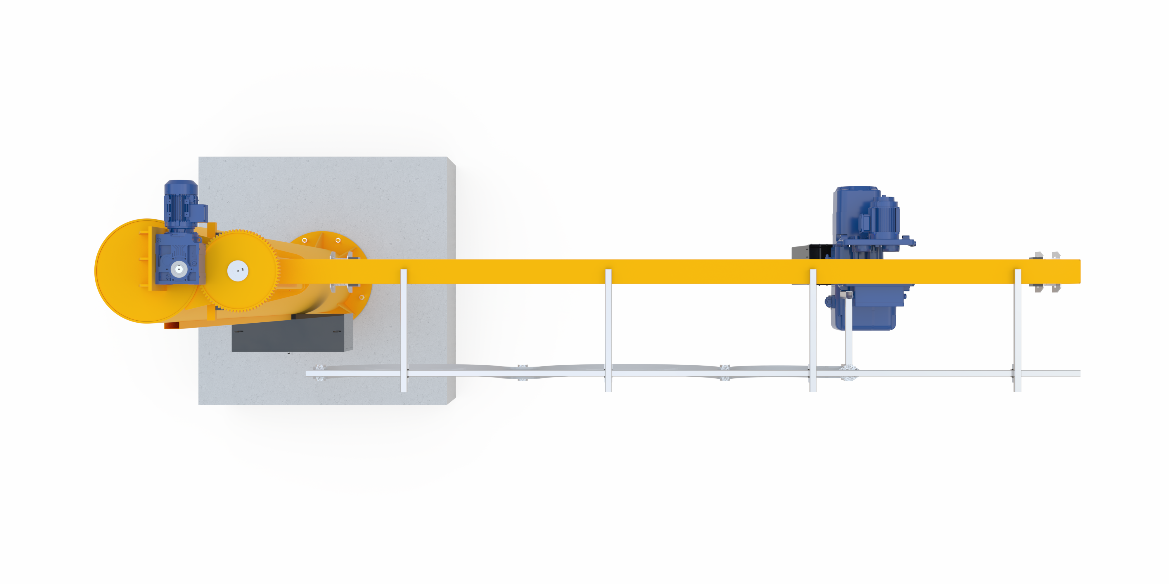 رندر جرثقیل بازویی ستونی ACG