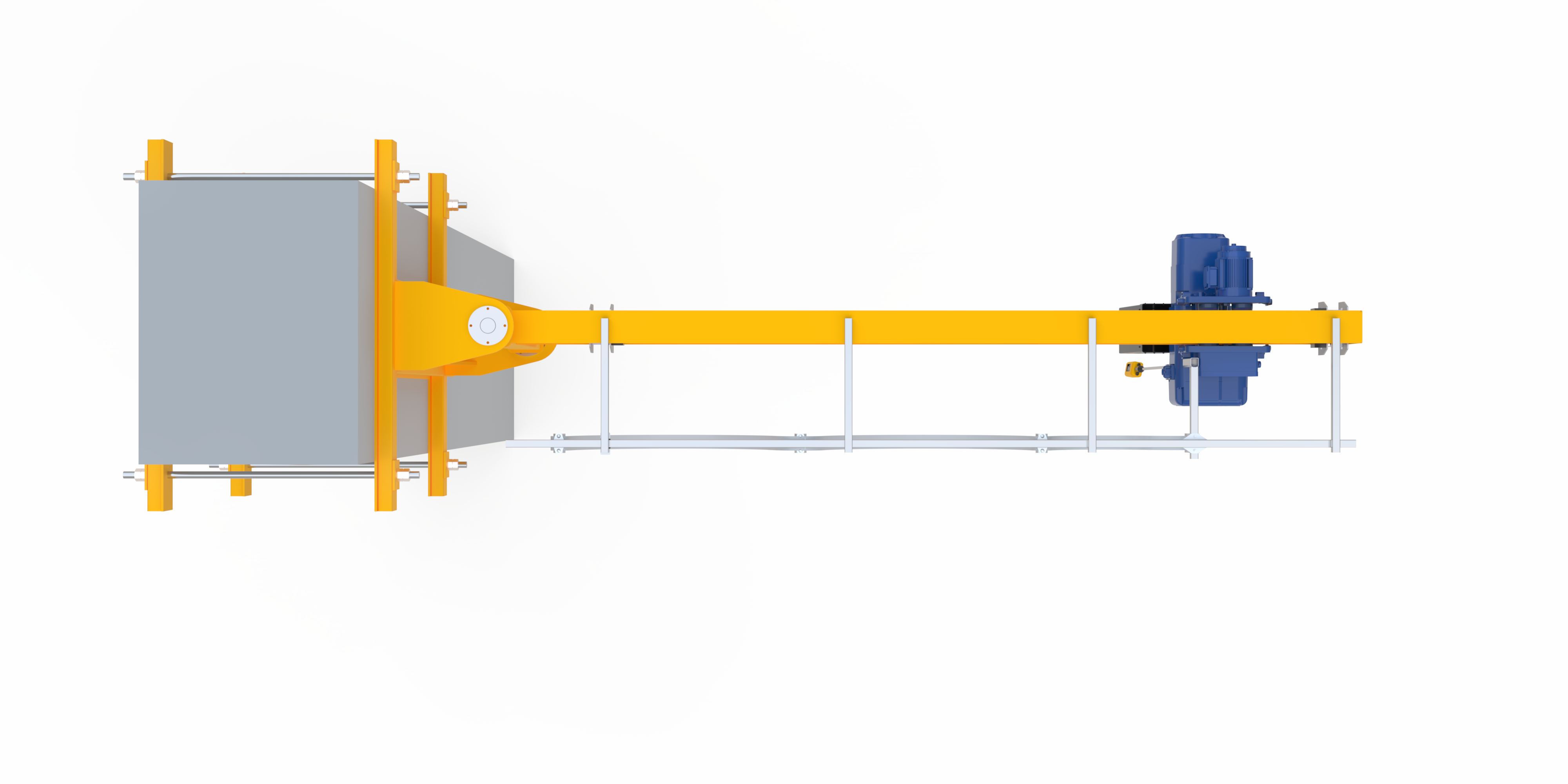 رندر جرثقیل بازویی دیواری ACG